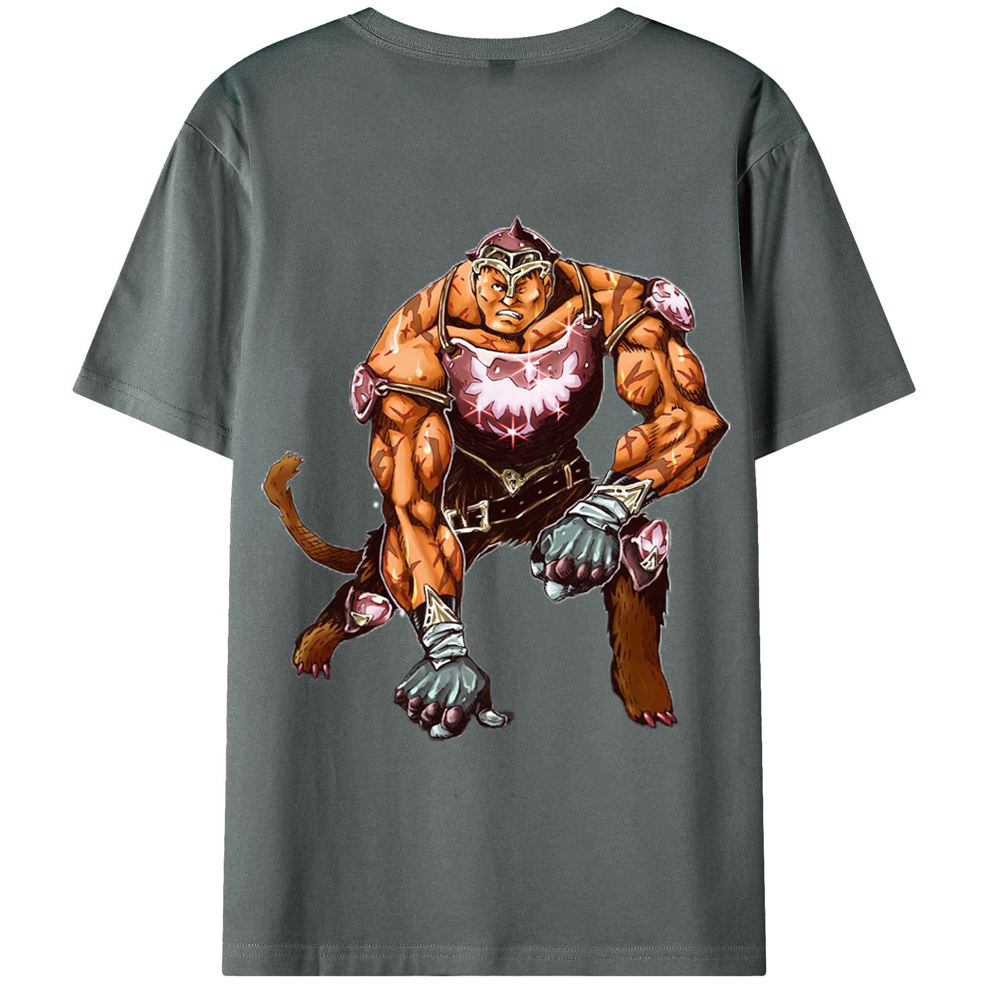 （画像用） 遊☆戯☆王 Yu-Gi-Oh! 綿100％ メンズ半袖Tシャツ（バックプリント） 通気性